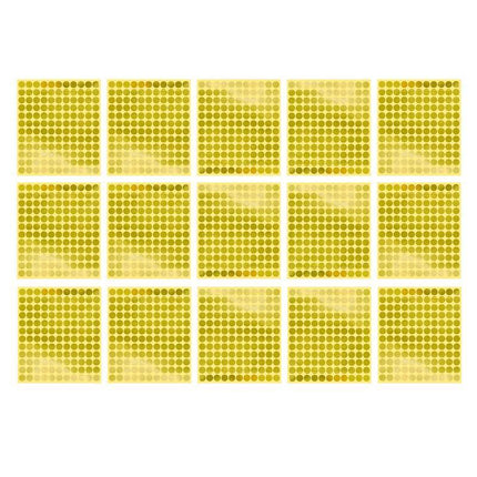8/13/25/50mm Colour Sticker Dots Adhesive Round Labels Circular Scrapbooking Gold - Aimall