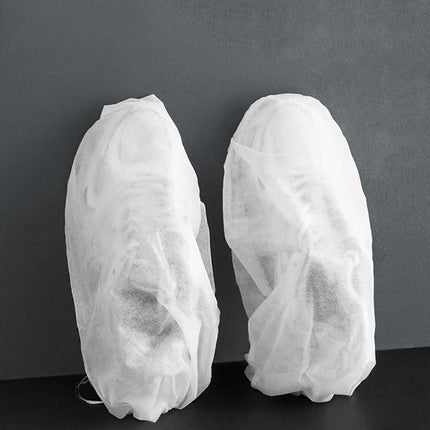 200X Protect Drawstring Clear Storage Bag Shoe Dust Covers Non-Woven Shoe Bags - Aimall