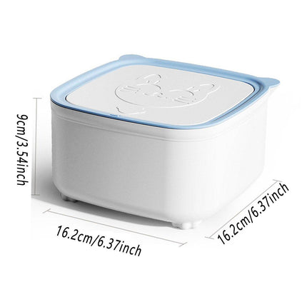 Large Cat Litter Box with Flip Lid Covered Cat Litter Bin for Easy Cleaning