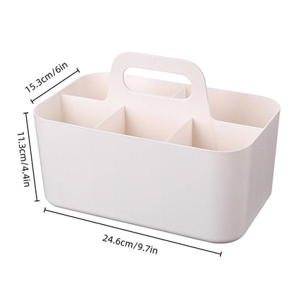 Multi Functional Desktop Organizer Compartmentalized Storage Box Portable Basket