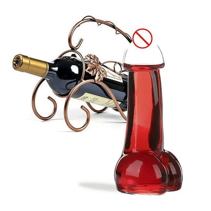 4Pcs Penis Shaped Wine Glass Cup Whiskey Glasses Drinking Cocktail Party Bar - Aimall