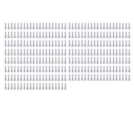 UP 500 PCS Nylon Anchors Screws 13mm x 42mm Wall Mates For Plaster Board Fixings - Aimall