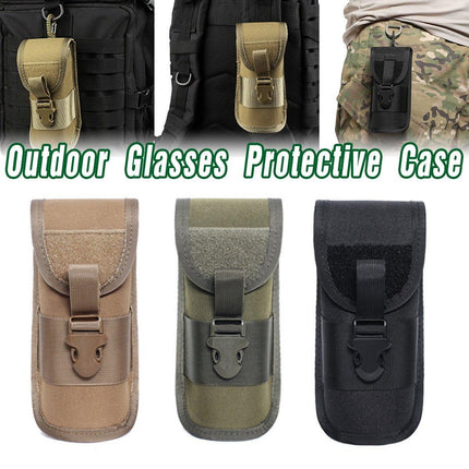 3PCS Sports Sunglasses Case Outdoor Travel Glasses Holder Protective Storage Box