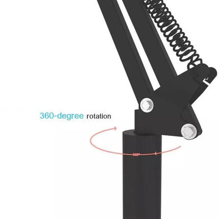 Hands Free Floor Stand Adjustable Bed Clip Holder For Tablet iPad iPhone Switch - Aimall