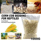 1kg Natural Corn Cob Bedding for Reptiles Small Animal Safe Habitat