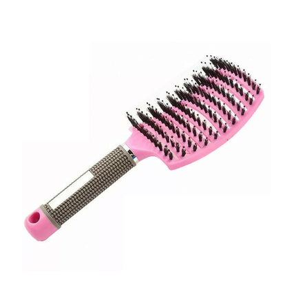 Detangle Nylon Boar Bristle Brush Hairbrush Smooth Hair Head Scalp Massage Comb - Aimall
