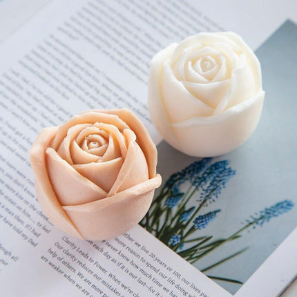 Valentines Day Rose Silicone Cake Mold 6 Cavity DIY Chocolate Baking Tool