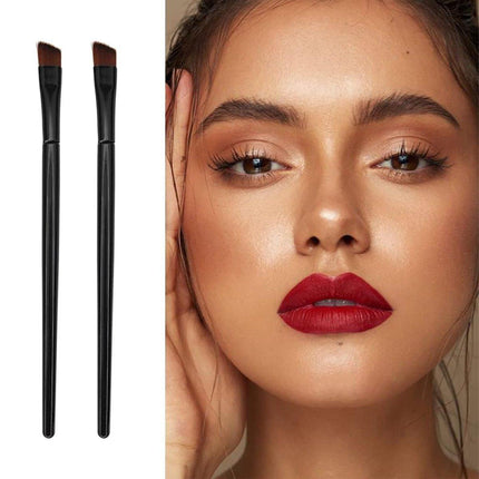 100PCS Black Portable Single Eyeshadow Blending Brush 10cm Eye Makeup Brushes