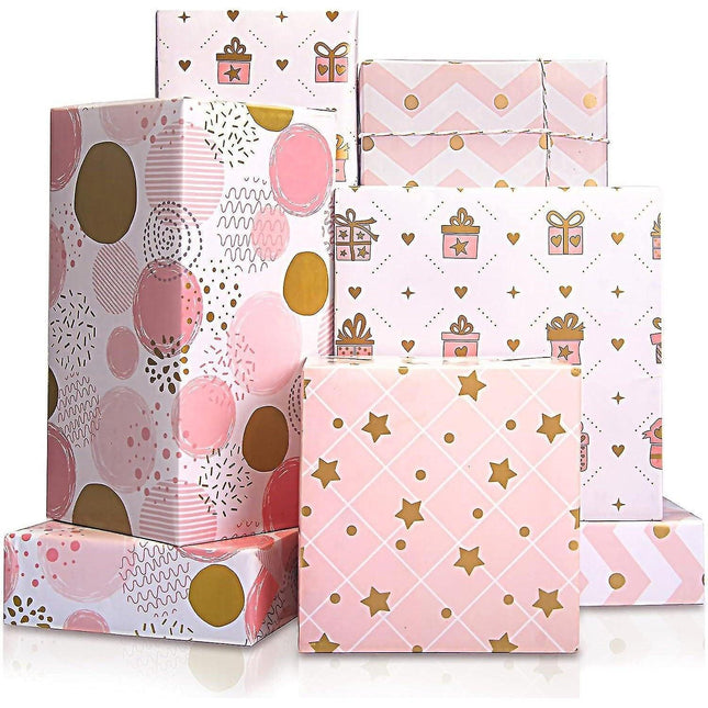 Valentines Day Birthday Wrapping Paper High Quality Coated Multiple Patterns