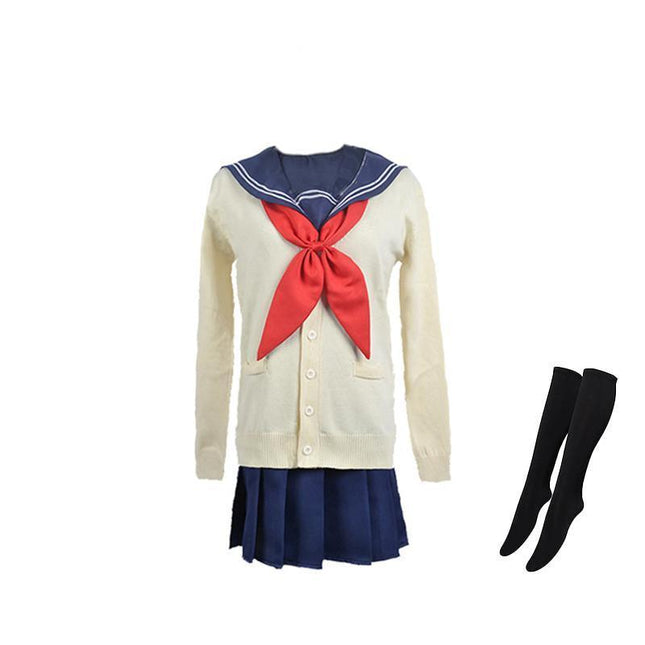 Anime My Boku no Hero Academia Himiko Toga Cosplay Costume JK School Uniform AU