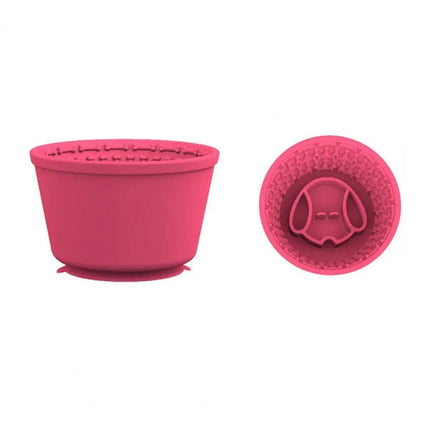 Silicone Pet Slow Feeder Bowl Anti Choke Design Food Dish for Dogs and Puppies