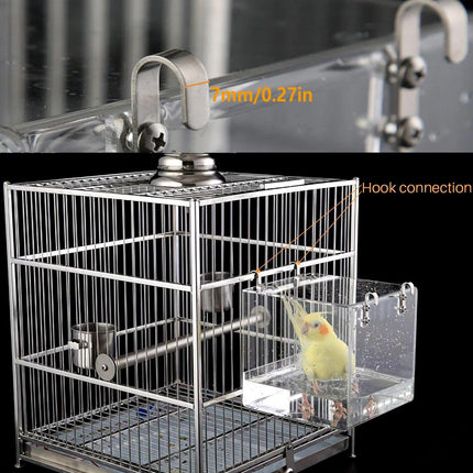 Bird Bathing Box Basin for Birds Outdoor Bathing Pool Bird Shower Basin for Pets