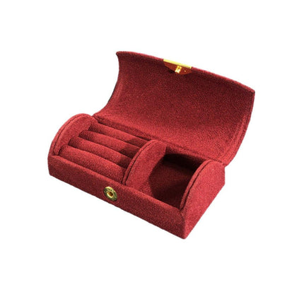 Compact Travel Jewelry Organizer Storage Box for Rings Earrings Necklace Case