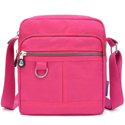 Ladies Shoulder Bag Nylon Fabric Lightweight Crossbody Small Casual Handbag