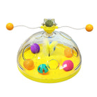 Interactive Windmill Cat Teaser Toy Treasure Box with Stick Fun Play for Pets