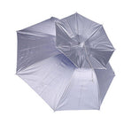 2-Layer Outdoor Foldable Sun Umbrella Hat Fishing Camping Headwear Cap Head Hat