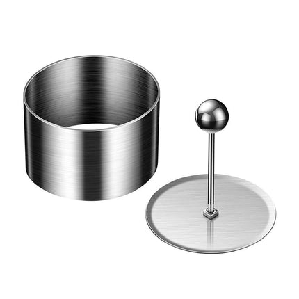 Stainless Steel Round Dessert Cake Mold 6/7/8cm Rice Taro Cheese Brick Mold