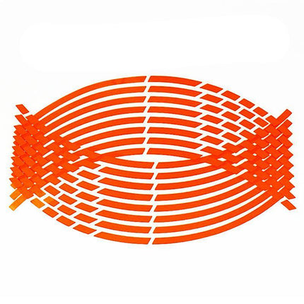 18" Reflective Rim Tape Wheel Stripe Decal Trim Sticker For Car Motorcycle