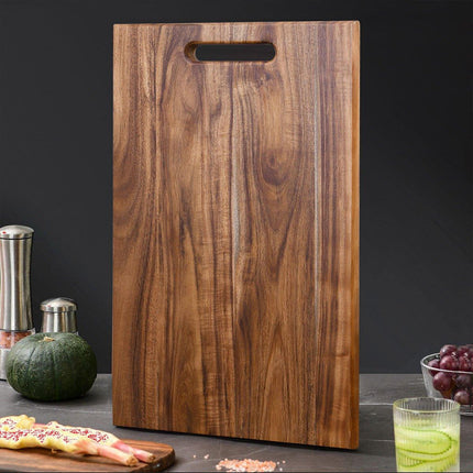 Large Hardwood Chopping Cutting Board Kitchen Steak Deli Meat Food Household