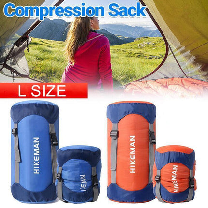 L Size Waterproof Compression Stuff Sack Camping Storage Bag Sleeping Bag Cover - Aimall