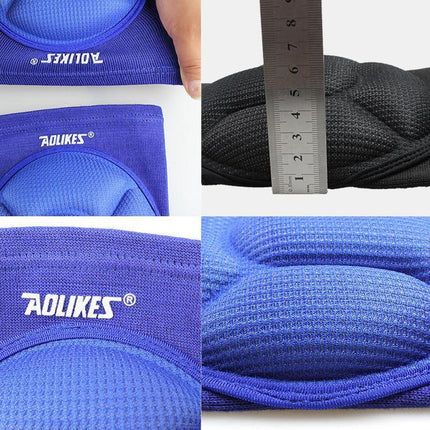 Knee Pad Crashproof Antislip Brace Leg Sleeve Protector Guard Support Men - Aimall
