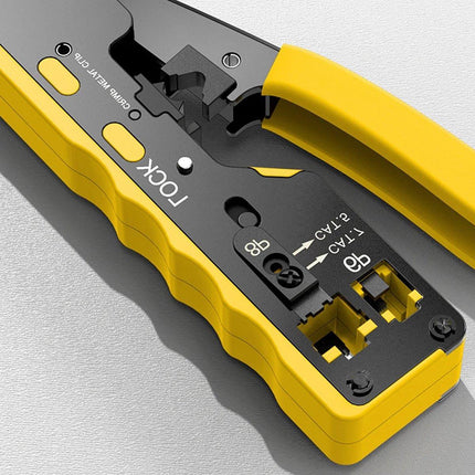 Network Cable Pliers Multi-Function Crimping Tool Dovetail Clamp for Wiring