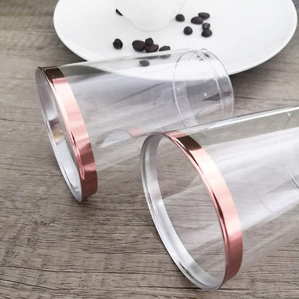 100pcs 9OZ Hot Gold Silver Plastic Wine Cup Western Food Cup Ice Cream