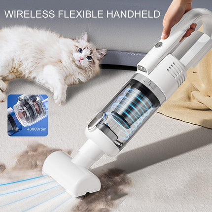 Wireless Electric Handheld Vacuum Cleaner Suction Dog Cat Hair Cleaning Tool