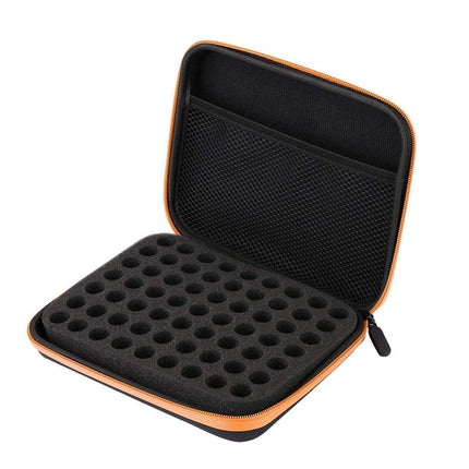 Portable 63 Compartment Essential Oil Bottle Organiser 1-3ML Storage Carry Bag