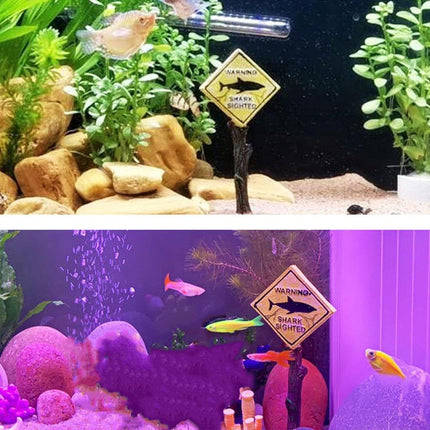 Fish Tank Aquarium Decorations Cartoon Resin Ornaments Hiding House Coral Mark