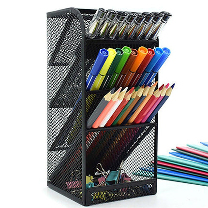 Multifunctional Slanting Pen Holder Desk Organiser Pen Holder Stationery Storage