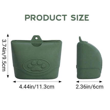 Portable Dog Food Bag Outdoor Walking Travel Feeding Pouch Pet Supplies
