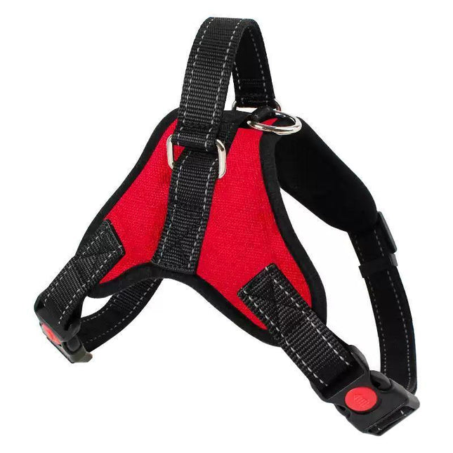 S-M Front Range No-Pull Dog Harness Vest Adjustable Outdoor Handle Puppy Pet - Aimall