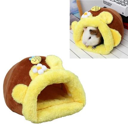 Wear-resistant Pet Bird Nest Cotton Padded Small Animal Bed Cozy Honeypot Design
