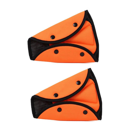 Foldable Car Seat Belt Triangle Retainer Buckle for Child Safety Shoulder Strap