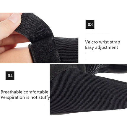 Men Half Finger Gloves Cycling Sport Anti-Slip Durable Gym Training Gloves