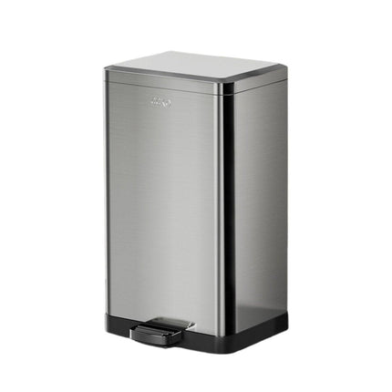 20L Rubbish Bin Foot Operated Household Trash Can with Lid Large Capacity