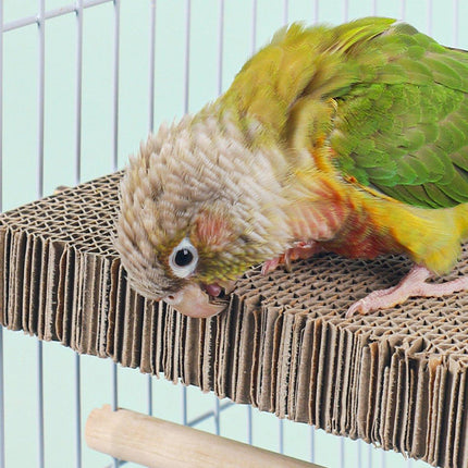 Parrot Toy Bird Cage Accessories Anti-bite Hair Grinding Pad Relieve Boredom