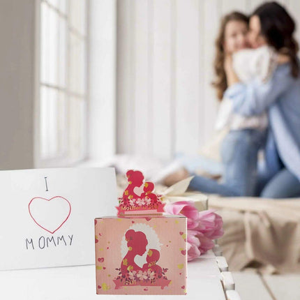 Creative Mothers Day Money-drawing Gift Box Pull-out Surprise Cash Box Decor