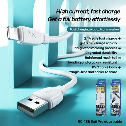 2.4A USB Fast Charger Phone Cable Data Cord For iPhone14 13 12 11Pro Max XR iPad - Aimall