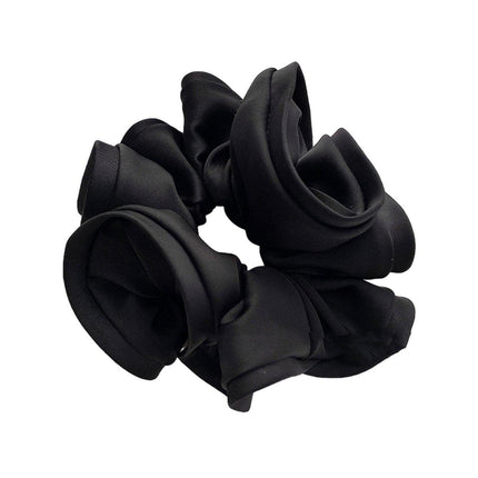 Oversize Large Scrunchies Silk Satin Elastic Hair Hair Bands Rope Tie Ponytail - Aimall