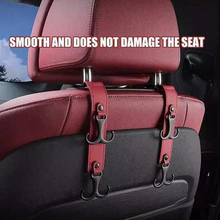 1PCS Multifunctional Car Seat Back Hook 3 in 1 Car Purse Holder Vehicle Hanger - Aimall