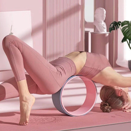 Yoga Wheel Back Roller for Pilates Open Shoulder Widened Circle Back Massage