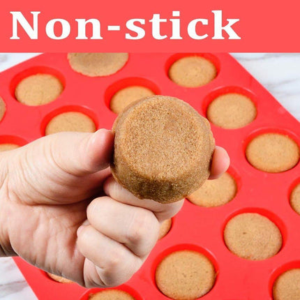 2pcs 24 Hole Round Silicone Cake Baking Pan DIY Baking Mold for Easy Cake Making