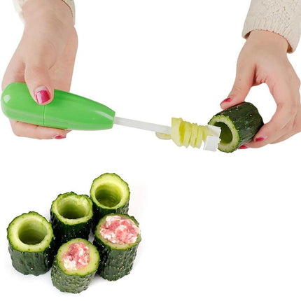 2Sets Fruit and Vegetable Corer Multifunctional Kitchen Gadgets for Easy Cutting