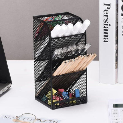 Multifunctional Slanting Pen Holder Desk Organiser Pen Holder Stationery Storage
