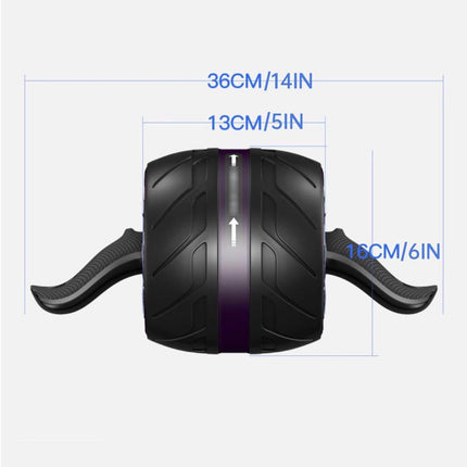 AB Abdominal Roller Wheel Fitness Waist Core Workout Exercise Wheel Home Gym