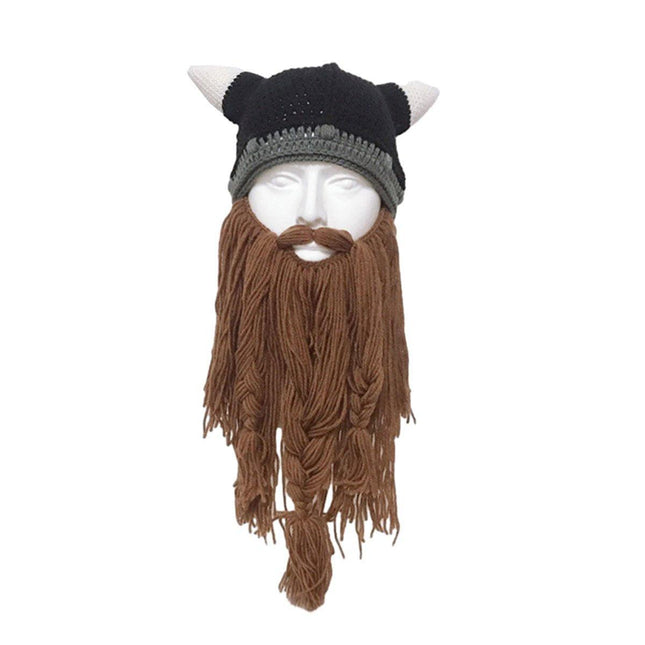 Funny Beard Party Hat Costume Accessory Warm Winter Beanie Unisex Gift Ideas
