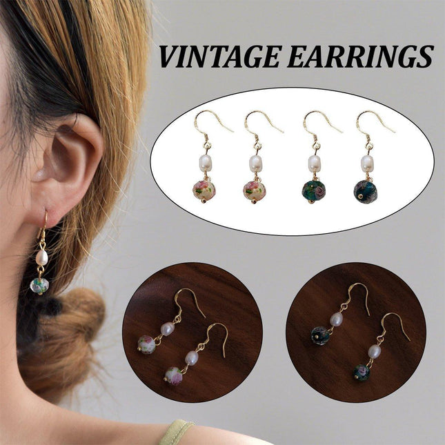 Vintage Romantic Palace Style Earrings Elegant Jewelry for Women Sue Design