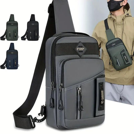 Casual Multifunctional Crossbody Bag for Men Travel Outdoor Hiking and Sports